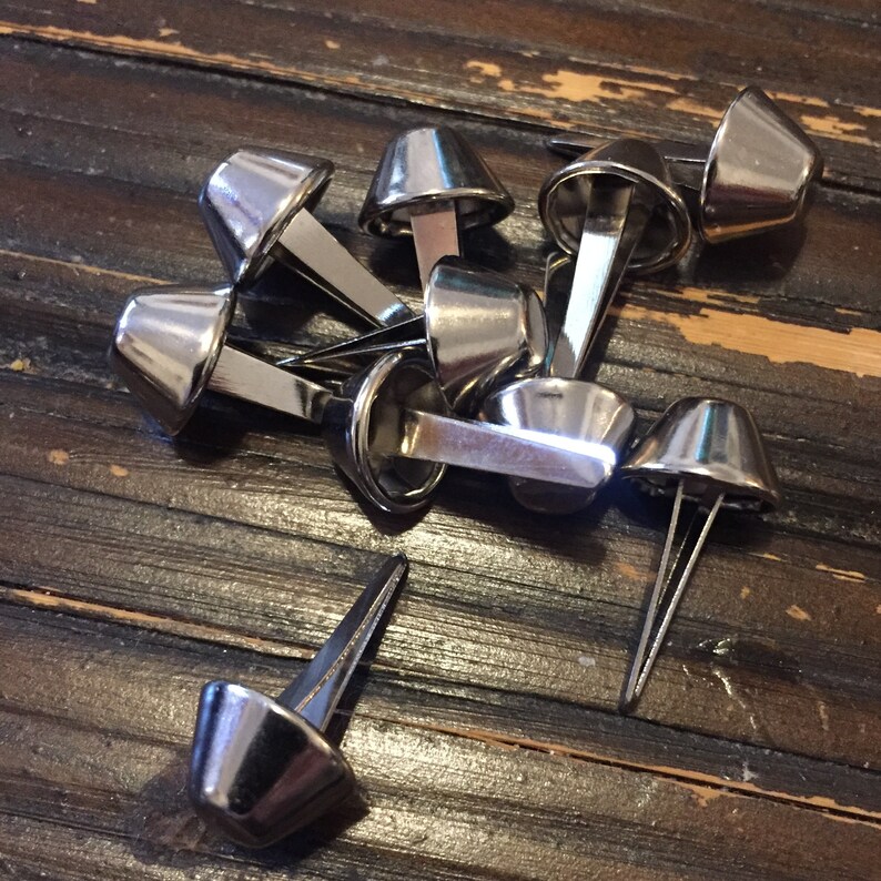 12 Pcs 14mm Metal Purse Feet Purse Hardware Nickel or Antique Brass