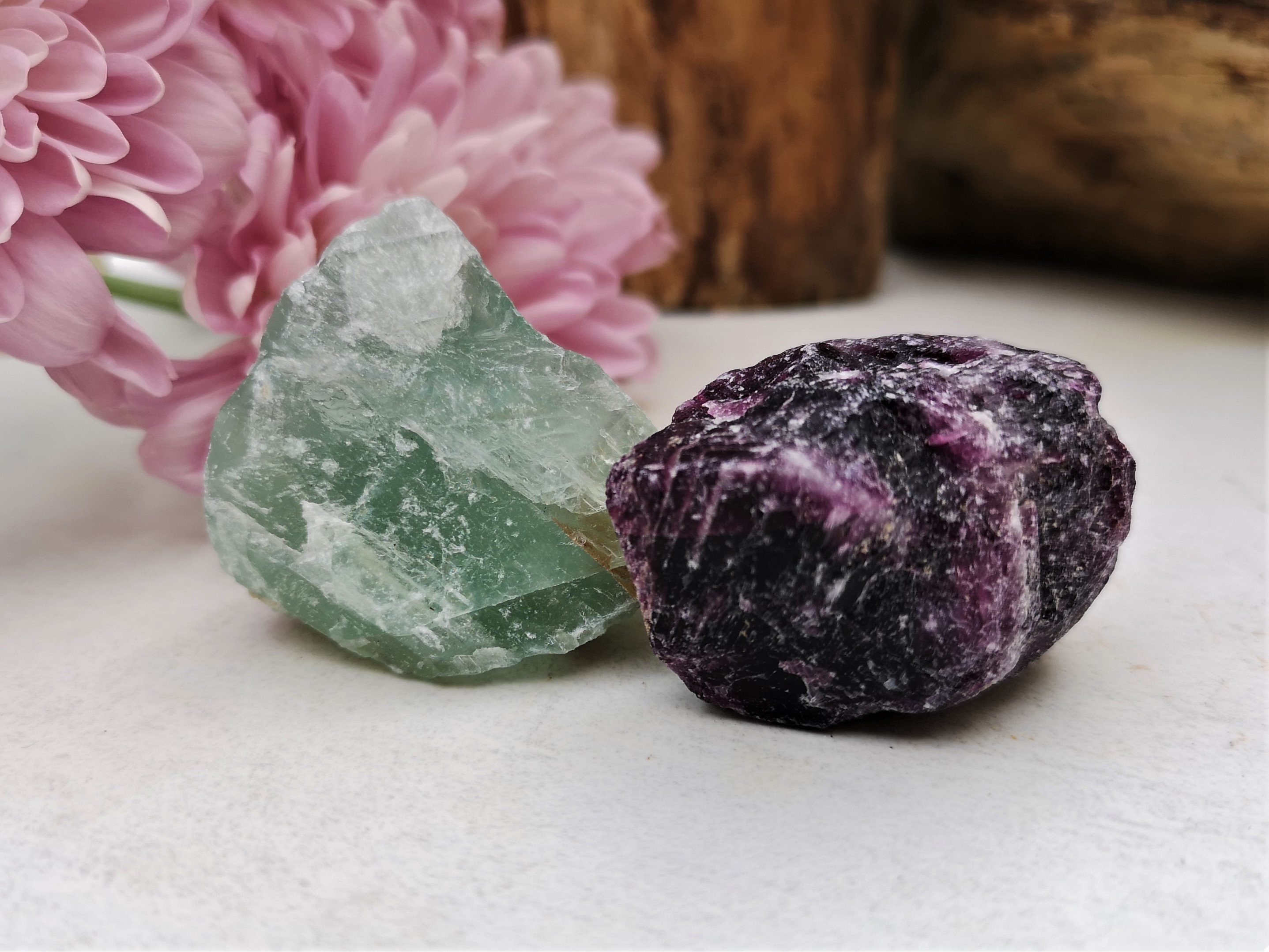 wonderful collectors piece crystal healing,#M205 Stone for intuition and psychic abilities Stunning Pink Amethyst Cluster on stand