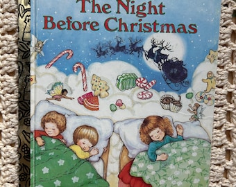 The Night Before Christmas | 1987 Little Golden Book | Vintage Holiday Classic
