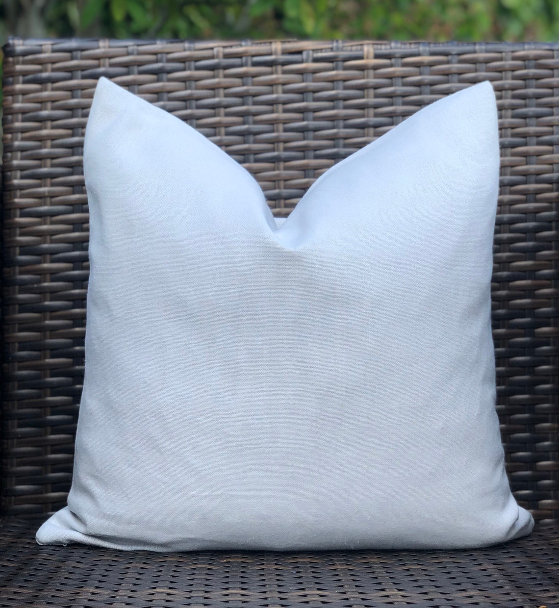 Grey Linen Cushion Cover Dove Grey Linen Cushion Cover Etsy UK