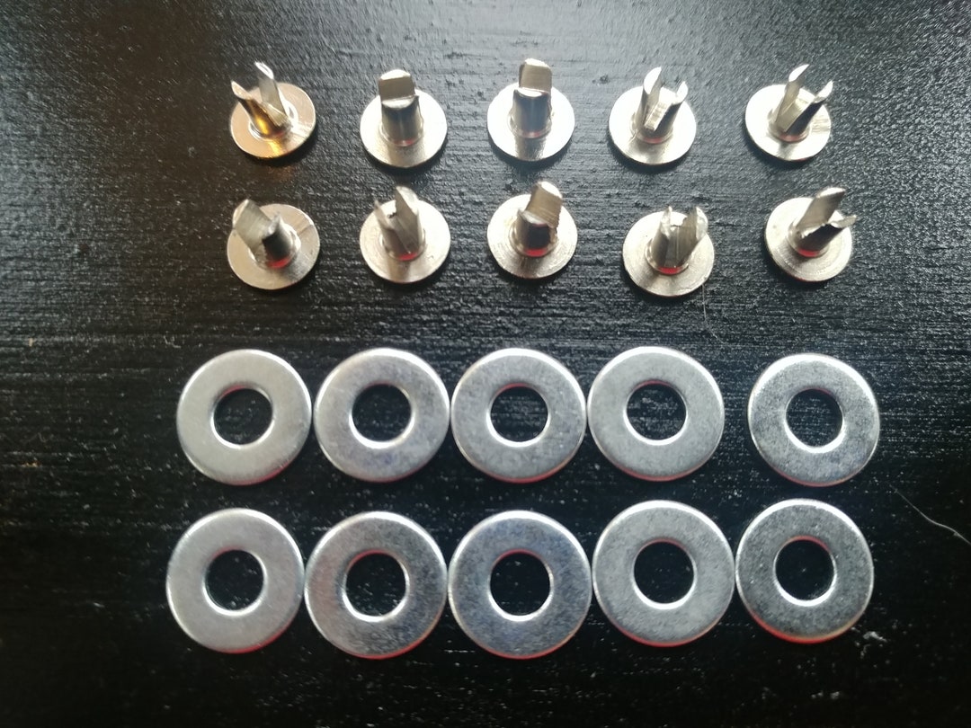Split Rivets With Washers Split Rivets & Washers Nickel Plated 5/16 (8mm) - Stormtrooper ...
