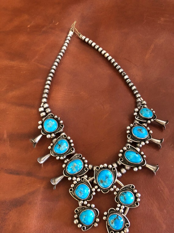 Vintage Squash Blossom Necklace