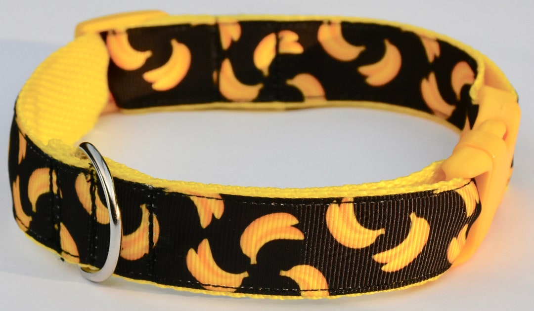 Banana Collar Banana Dog Collar Dog Collar Banana Cat Etsy