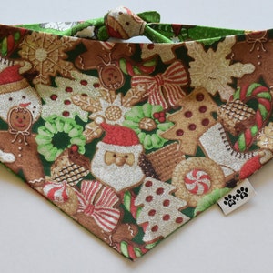 Christmas Dog Bandana, Dog Christmas Bandana, Christmas Bandana, Christmas Dog Scarf, Christmas Cat Bandana, Cat Bandana