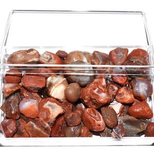 Lake Superior Agate, Mini Display Box, 1/2 lb of Rough-Natural Gems