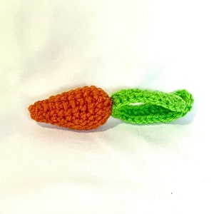 Catnip Carrot Crocheted Cat Toy