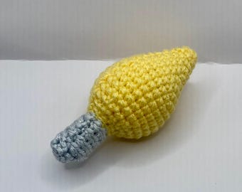 Crocheted Chandelier Bulb Catnip Cat Toy