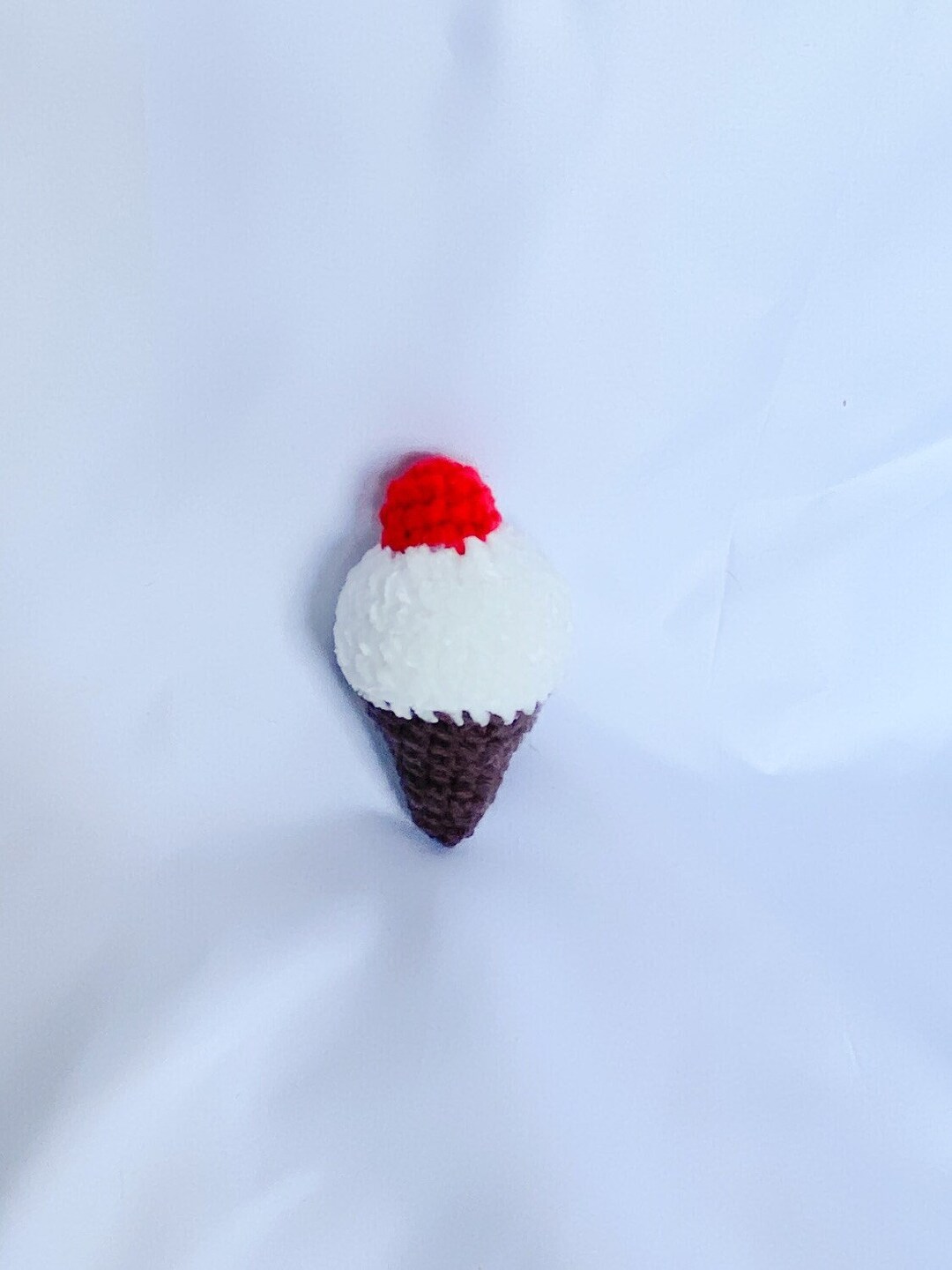 Catnip Ice Cream Cone Cat Toy With Cherry on Top Etsy