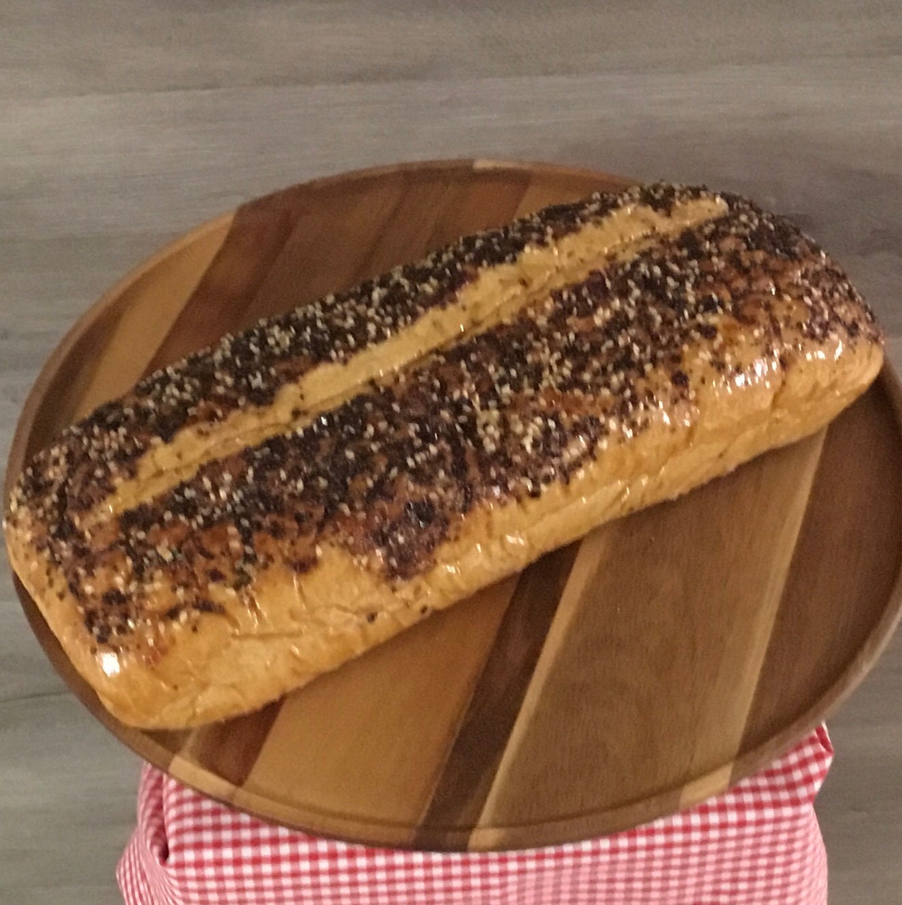 Fake Faux Everything Bread Loaf Fake Bread Fake Bake Bread Primitive ...