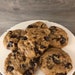 Fake Faux Cookies Set of 6 Chocolate Chip Fake  Cookies Primitive Farmhouse Fake Faux Cookies Staging Prop Window Display Fake Bake Food 