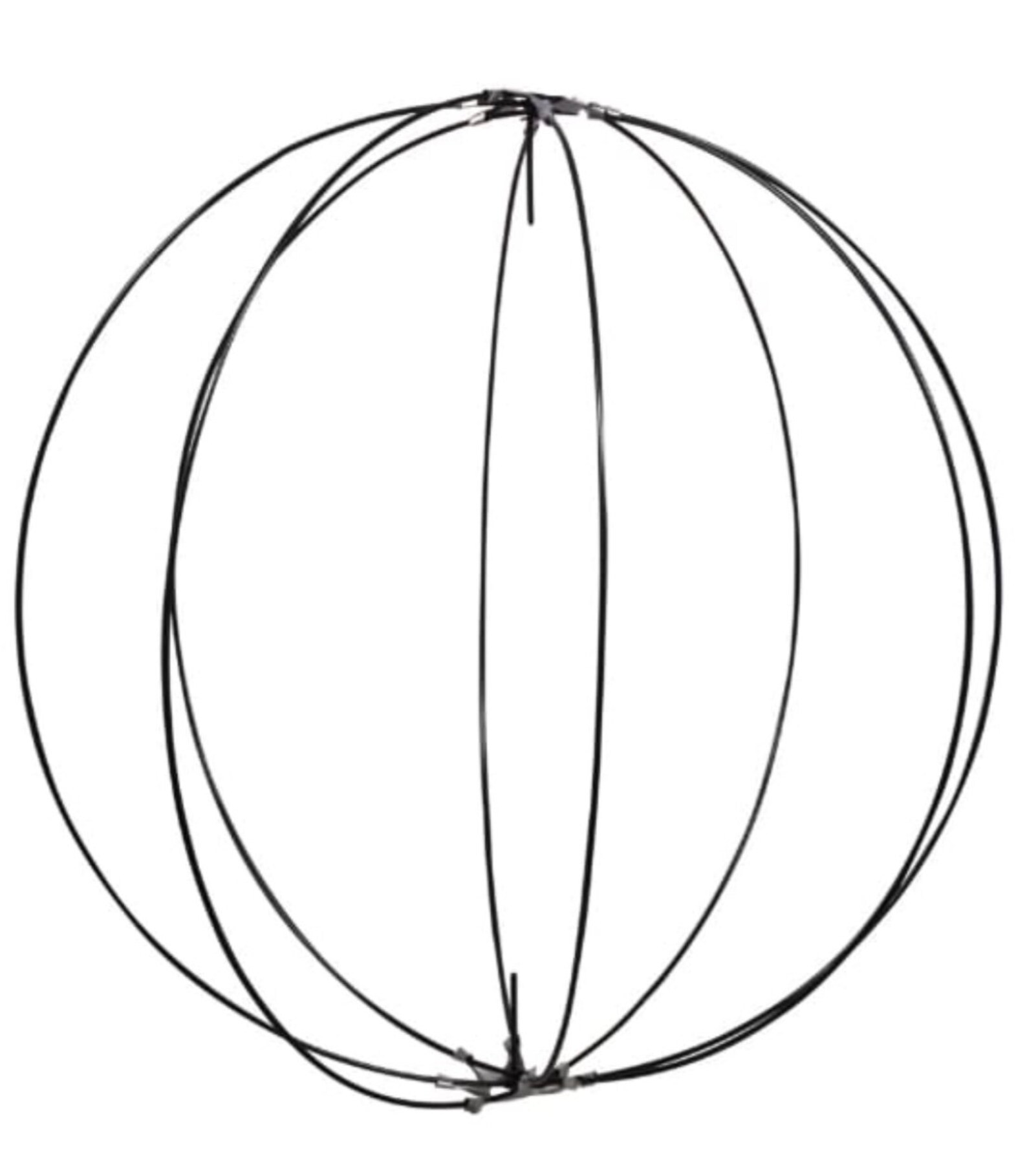 3 D Garden Ball Wire Form 3 D Ball Form Garden Ball Wire Etsy