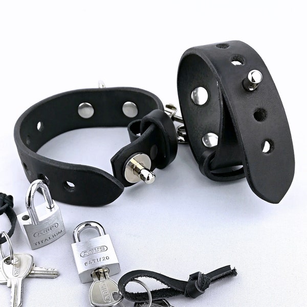 Leather Handcuffs Etsy