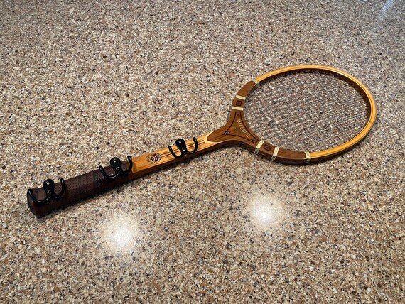 Wall Mount Vintage Tennis Racket Bottle Opener Or Coat Wall Mount Vintage Tennis Racket Bottle, French Coat Hooks Rackets