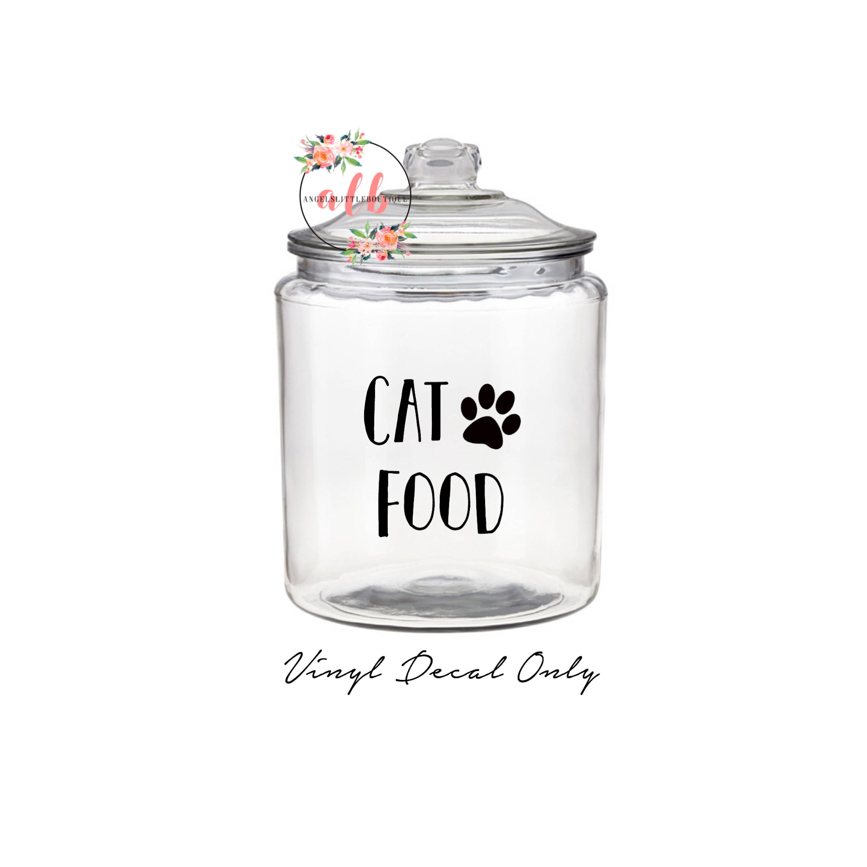 Dog Food Label Cat Food Label Dog Food Sticker Cat Food Etsy