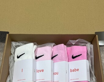 valentine nike socks