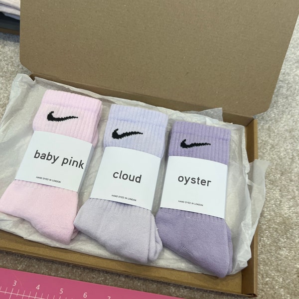 3 pairs Nike crew socks 3 colours