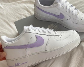 Nike AF1 diseño personalizado garrapata lila