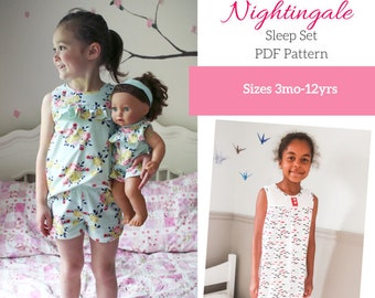 Children's Nightingale 3mo-12yr PDF Pattern