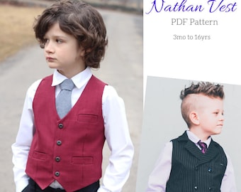 Nathan Vest PDF Sewing Pattern