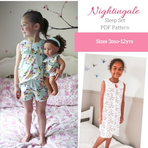 Children's Nightingale 3mo-12yr PDF Pattern