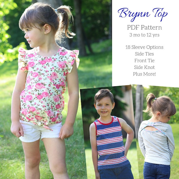 Brynn Top PDF Sewing Pattern