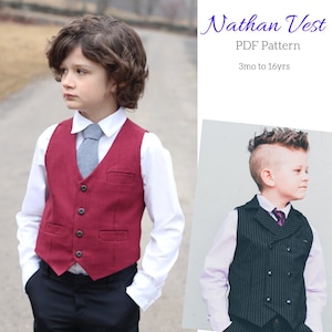 Nathan Vest PDF Sewing Pattern