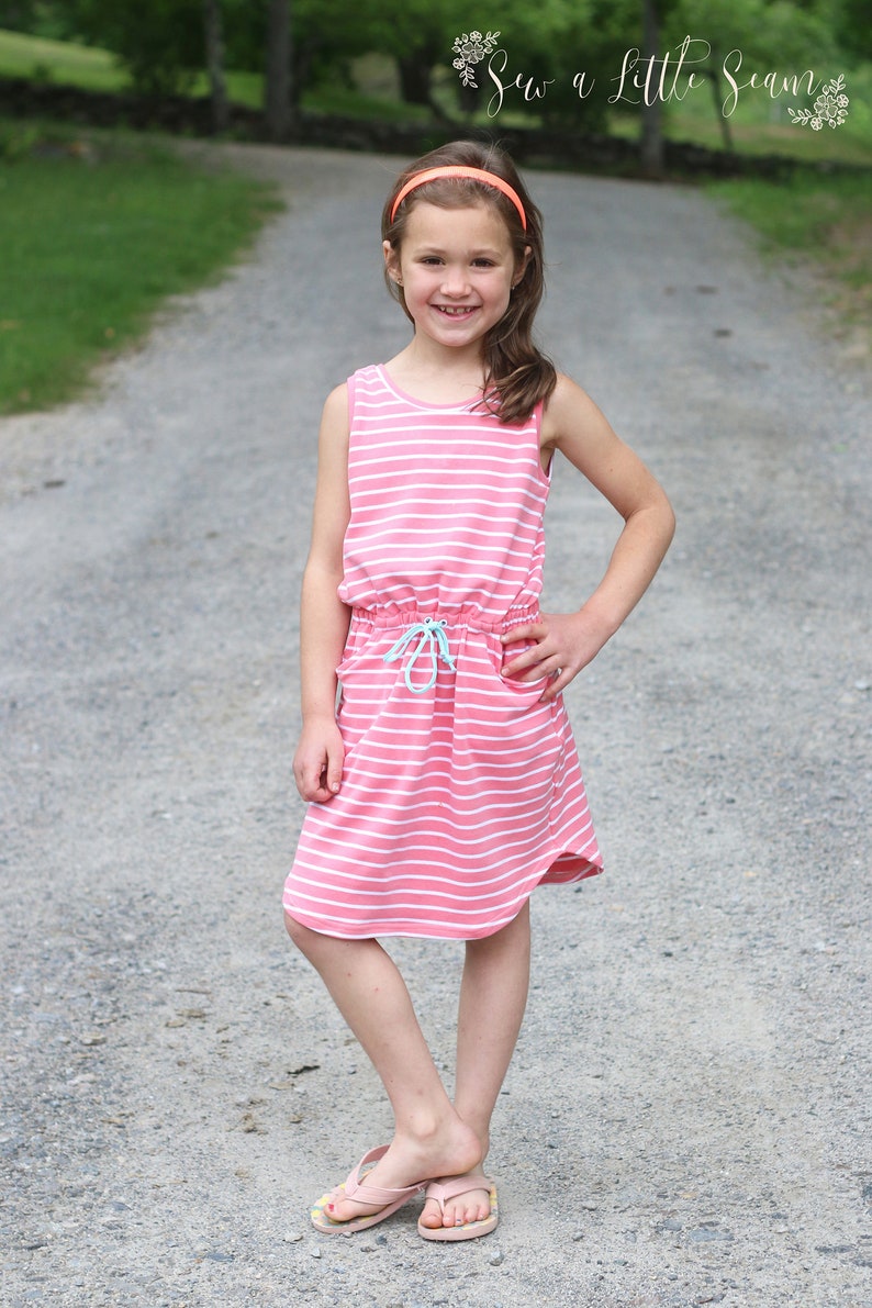 Children's Gemma Jumpsuit and Dress PDF Pattern Sizes 3mo-16yrs image 3