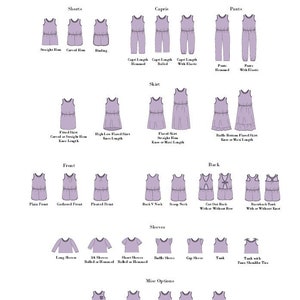Children's Gemma Jumpsuit and Dress PDF Pattern Sizes 3mo-16yrs image 2