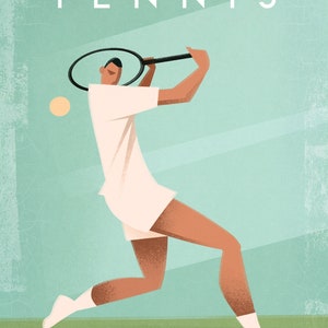 Tennis Kunst Wand, Tennis, Sport Druck, Tennis Poster, Tennis Druck, Tennis Dekor, Tennis Wand Dekor, Sport Dekor, Sport Wand Kunst, ' Wand Dekor