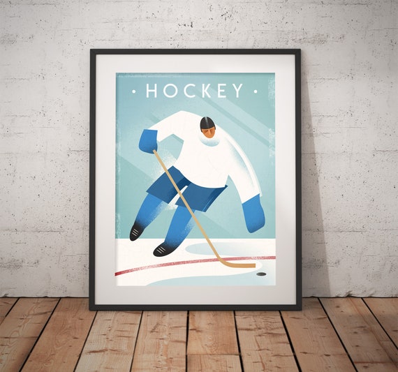 Hockey Gifts for Boys Hockey Prints Ice Hockey Gift Boy 