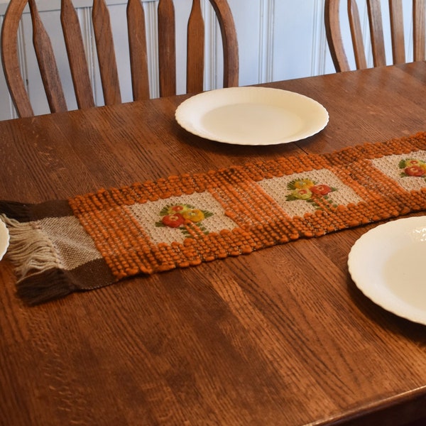 Polish Table Runner, Hand Woven Wool, Vintage, Made In Poland, Polish Folk Art, Vintage