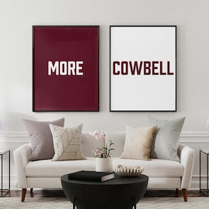 MORE COWBELL dual digital print
