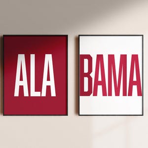 ALA-BAMA dual digital print