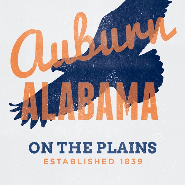 Auburn, Alabama Collegiate Printable Home Decor (Digital)