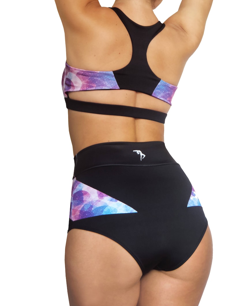 cheerleading pole clothes pole dance shorts pole dance clothing pole dance outfit Pole Dance wear Pole wear Sunset Pole Dance Set
