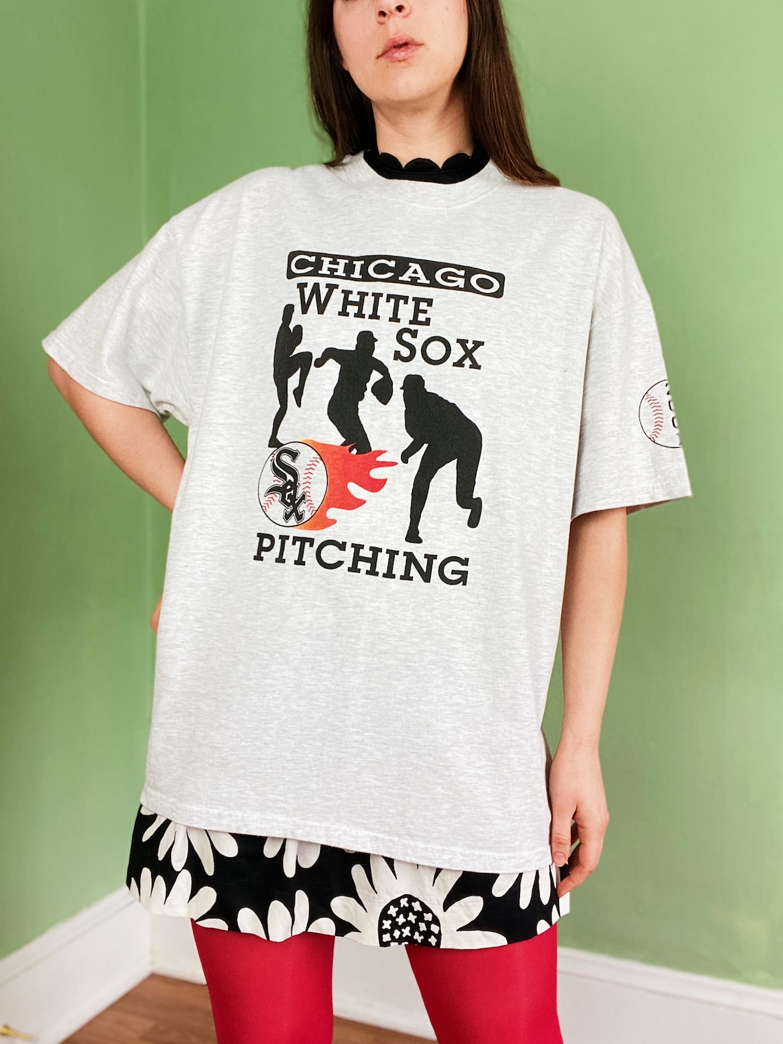 Y2k chicago white sox baseball graphic tee Etsy