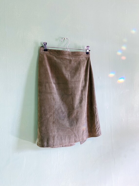 eighties / nineties neutral matte olive green/gre… - image 3