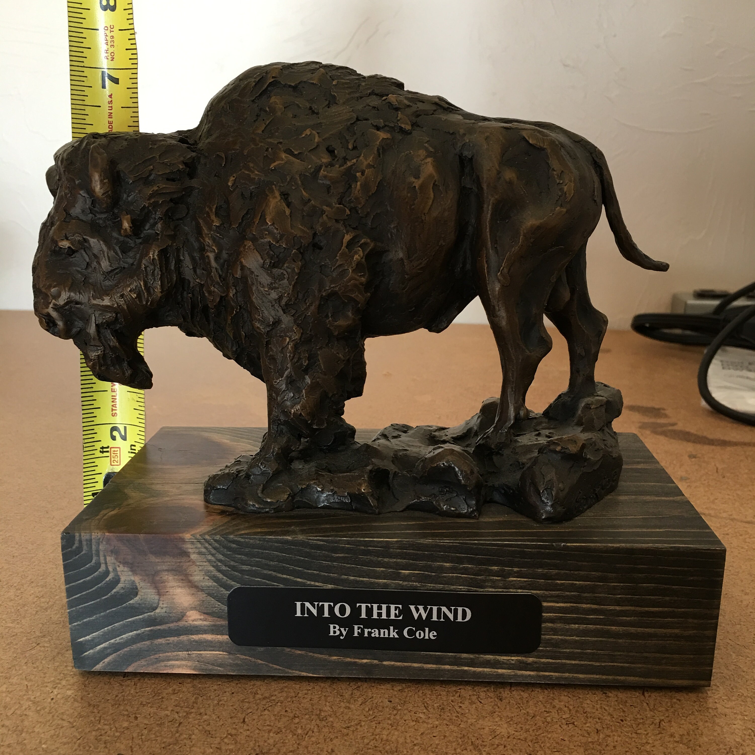 Buffalo Sculpture Bison Bronze Sculpture Buffalo Bronze Etsy
