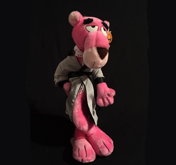 pink panther stuffed animal 1980