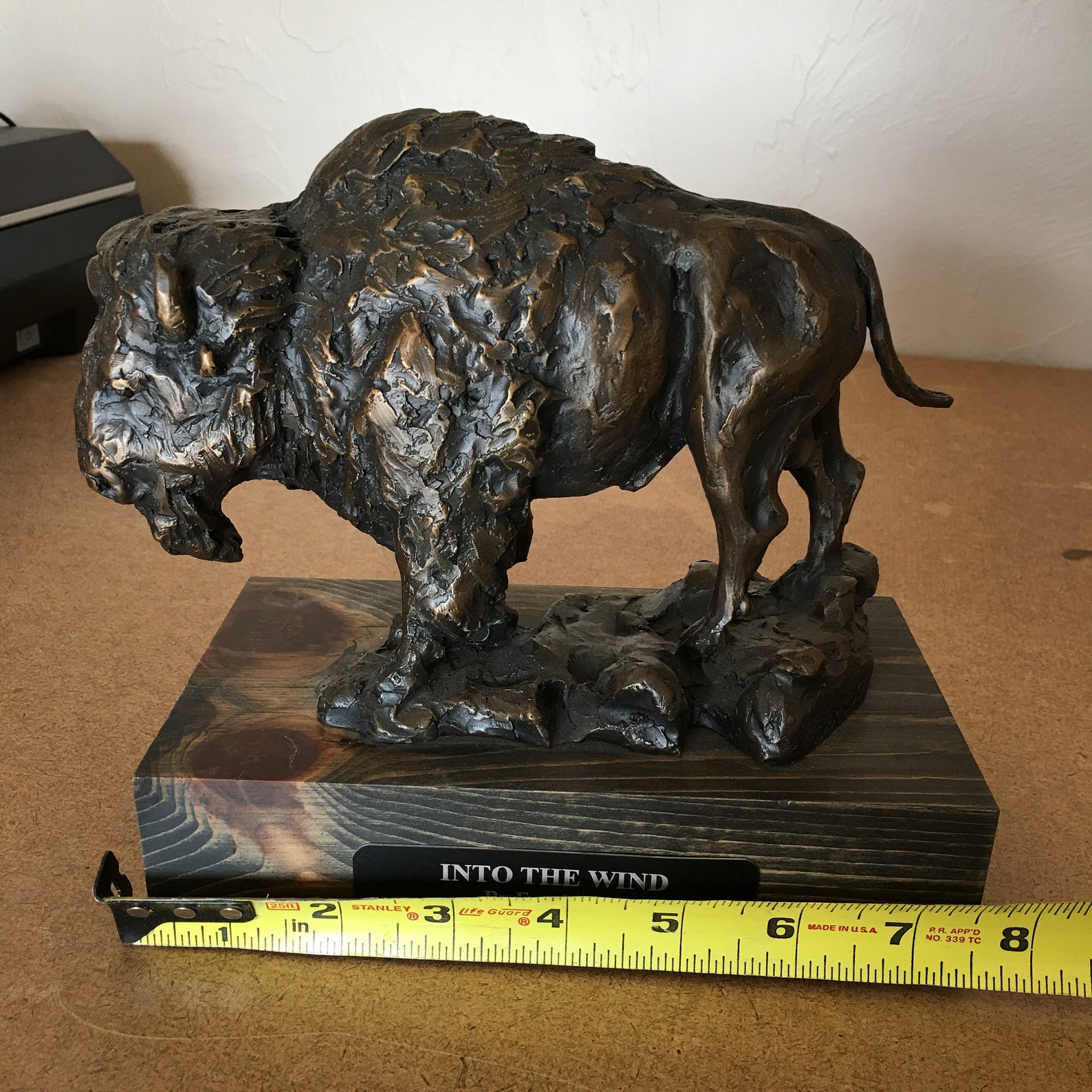 Buffalo sculpture bison bronze sculpture buffalo bronze Etsy