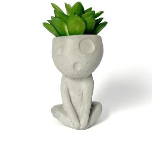 Macetas/candelabros ecológicos Kodama, maceta para plantas de aire, regalos, estatua de animal para escritorio, decoración del hogar, escultura