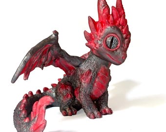 Silicone Baby Dragon "Ember"