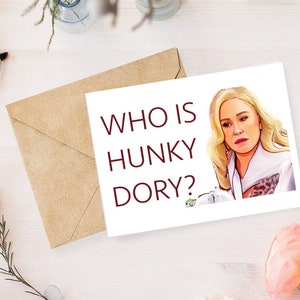 PRINTABLE Bravo Real Housewives Fan Gift &quot;Who is Hunky Dory?&quot; Kathy Hilton Card for Her