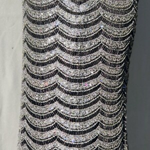Pencil Skirt Women&#39;s Skirt  silver skirt  Metallic Skirt  Formal Skirt sequins skirt formal skirt couture skirt gala skirt evening skirt