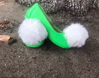 Tinkerbell Adult Inspired Cosplay NEON Shoes