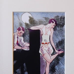 Stampa Ocean Roll Cabaret Matted & Framed Art [8x10]