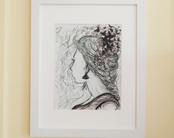 Every Single Night [12"x15"] Matted & Framed Art Print