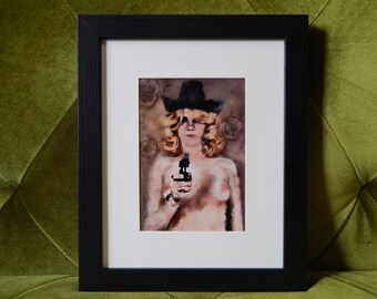 Annie Framed Print [8x10 Frame Matted to 5x7]