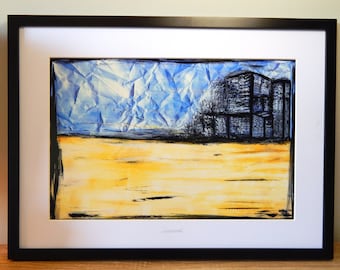 Separated Matted & Framed Art Print [16x22]