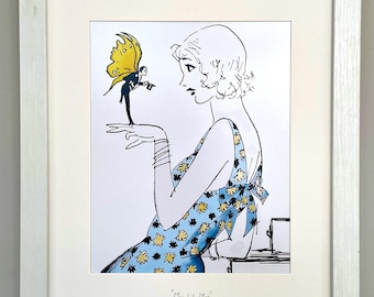 My Little Man Matted & Framed Art Print [11x14]